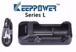 KeepPower L1 - V2 intelligentes LCD-Ladegerät für Li-Ion-Akkus