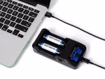 Keeppower L2 Plus – 2-Schacht USB-Li-Ion-Lader mit Display Keeppower L2 Plus – 2-Schacht USB-Li-Ion-Lader mit Display