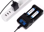 Keeppower L2 Plus – 2-Schacht USB-Li-Ion-Lader mit Display Keeppower L2 Plus – 2-Schacht USB-Li-Ion-Lader mit Display