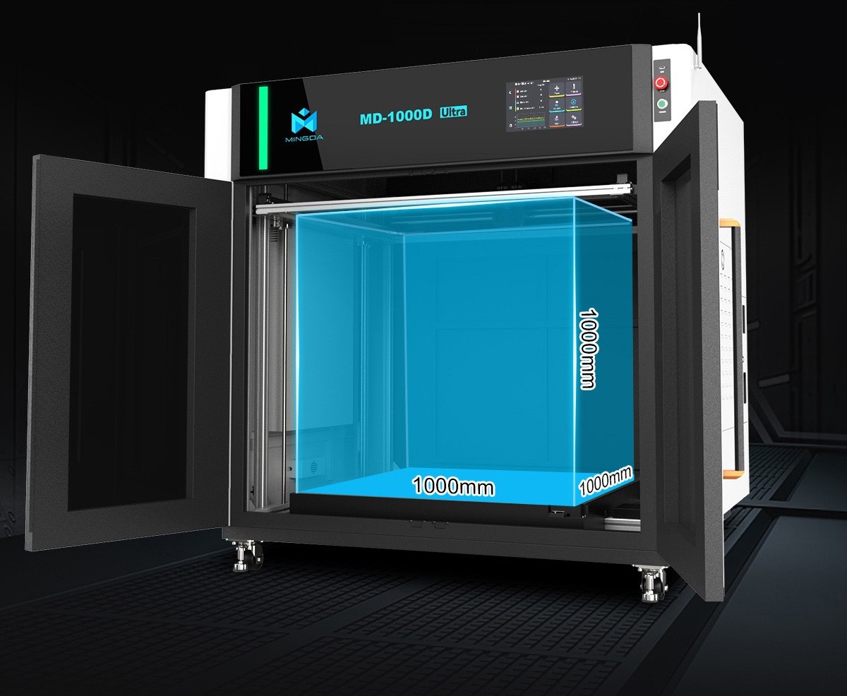 Mingda MD-1000D Ultra con ampio volume di costruzione