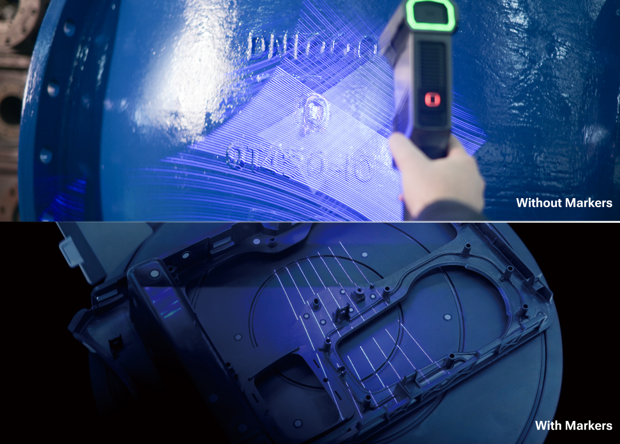Marker-Free Laser Scanning