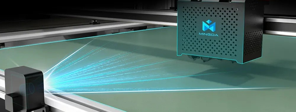 Monitoraggio della stampa basato sull'intelligenza artificiale sulla Mingda MD-1000D Ultra