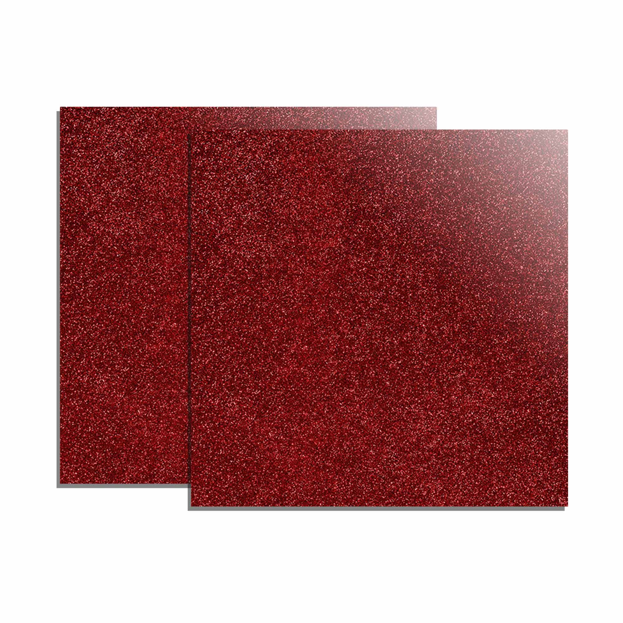 xTool 3 mm Red Glitter Acrylic Sheets (2-Pack) P5020130