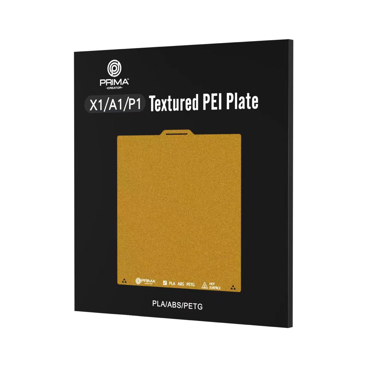 PrimaCreator Dual-Sided Textured PEI Plate for Bambu Lab X1 / P1 / A1 PrimaCreator Dual-Sided Textured PEI Plate for Bambu Lab X1 / P1 / A1