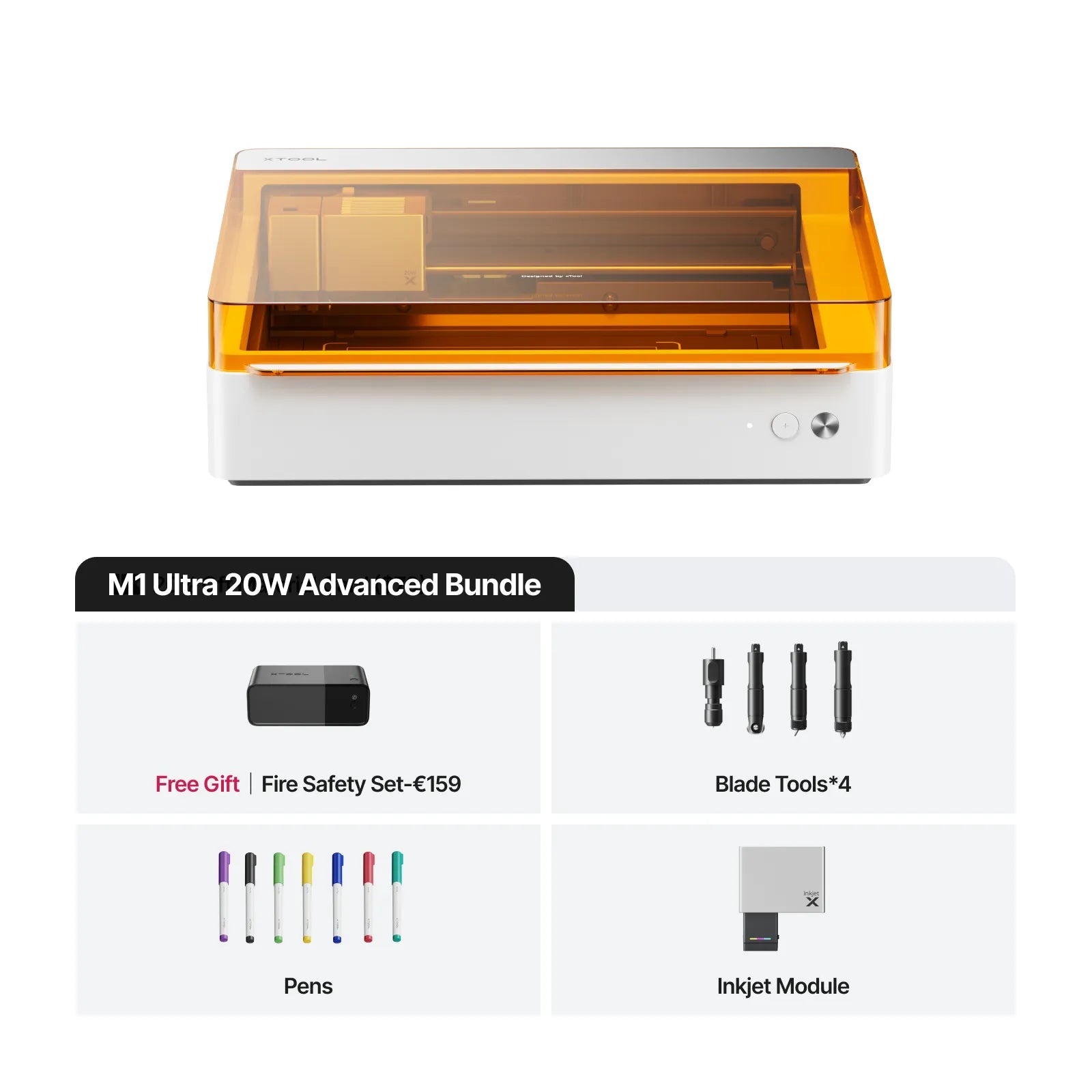 xTool M1 Ultra 20W | 3D Prima - 3D-Printers and filaments