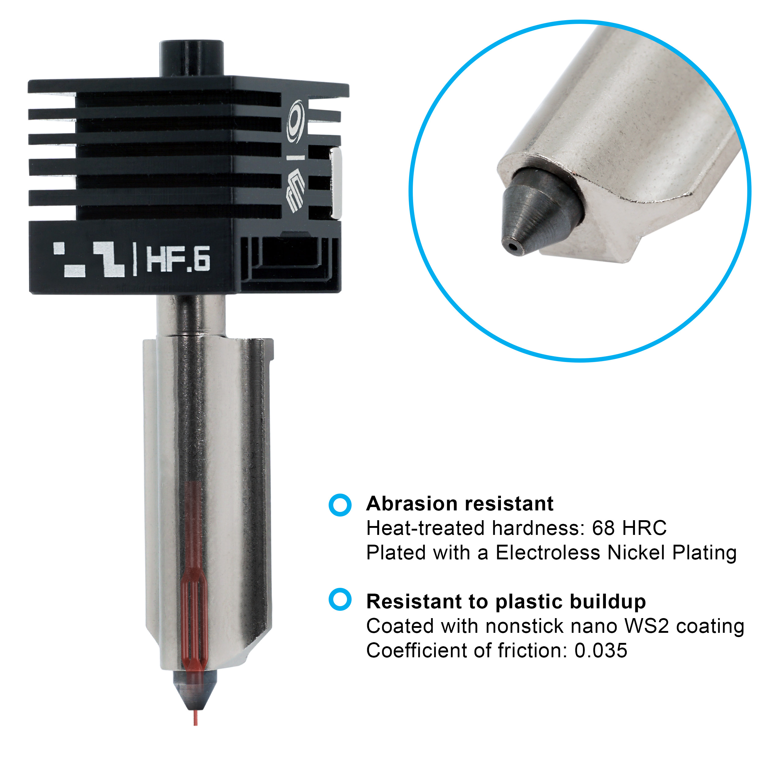 Microswiss CHT High Flow Hotend for Bambu Lab X2D / P2S Microswiss CHT High Flow Hotend for Bambu Lab X2D / P2S