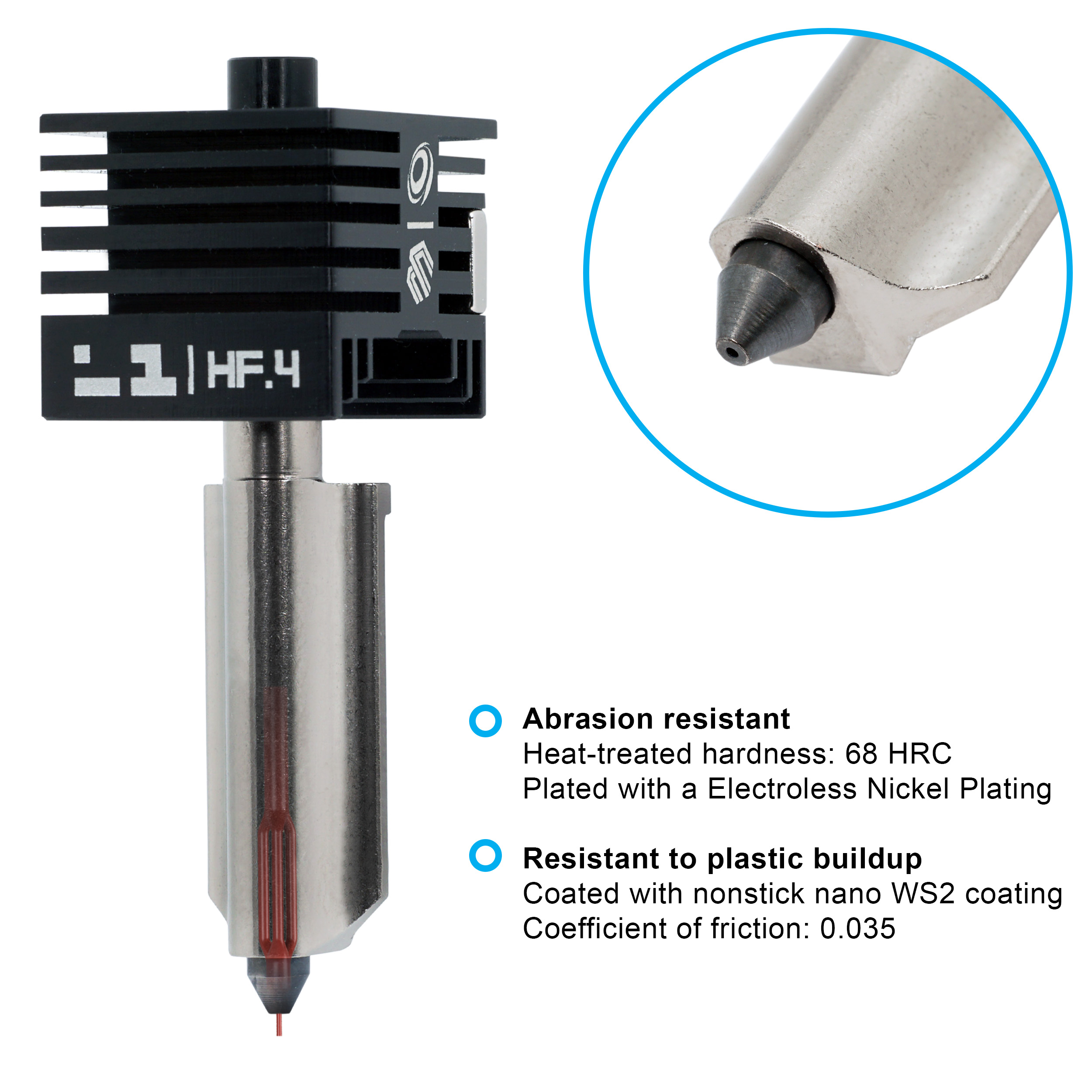 Microswiss CHT High Flow Hotend for Bambu Lab X2D / P2S Microswiss CHT High Flow Hotend for Bambu Lab X2D / P2S
