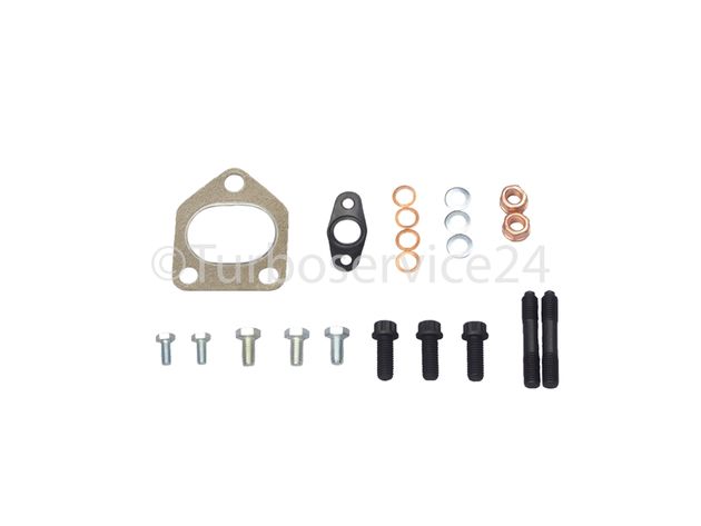 Montagesatz Anbausatz Dichtungssatz für Turbolader Garrett BMW 1, 3, 5, 7, X3, X5 3.0d, LAND ROVER FREELANDER 2.0Td4 / 109PS / 112PS / 115PS / 122PS / 136PS / 150PS / 163PS / 177PS / 204PS / M47 D20, M57 D30 , M 47 / 717478, 750080, 49135