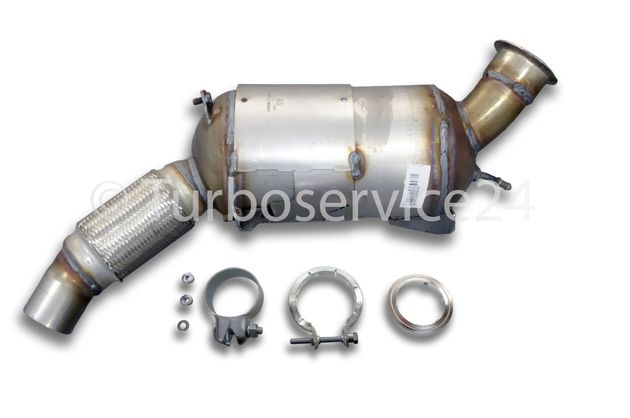 New DPF diesel particulate filter for BMW 120d (E81/E82/E87/E88), BMW 320d (E90/E91/E92/E93), BMW 520d (E60/E61) / 163 HP / 177 HP / 18307812279