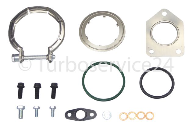 Montagesatz Anbausatz Dichtungssatz für Turbolader Mitsubishi für BMW 120d (E81/ E82/ E88), BMW 320d (E90/ E91/ E92/ E93), BMW 520d (E60N/ E61N), BMW X3 2.0d (E83N) / 130 KW, 177 PS / 49135-05830