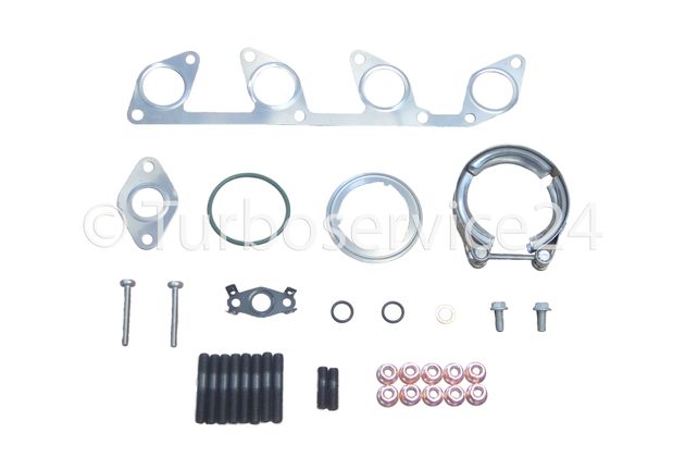 Mounting kit gaskets seals for Turbocharger BorgWarner / KKK for Audi, Skoda, Volkswagen 2.0 TDI / 103 KW, 140 HP / CBAA, CBAB, CBDA, CBDB 53039880205