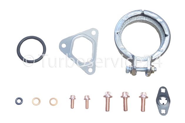 Montagesatz Anbausatz Dichtungssatz für Turbolader Garrett / IHI für Mercedes Sprinter Viano Vito C-Klasse E-Klasse / OM646 / VV14 VV19 727461-0002