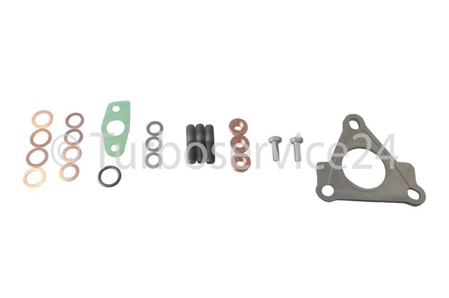 Montagesatz Anbausatz Dichtungssatz für Turbolader MITSUBISHI für SMART FORTWO 1.0 / 45 KW, 61 PS / 52 KW, 71 PS / 62 KW, 84 PS / 72 KW, 98 PS / 75 KW, 102 PS / M 132.910 / 49173-02015