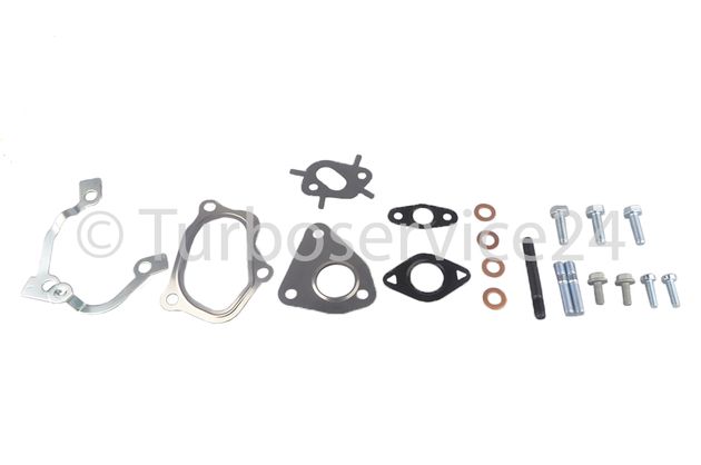 MONTAGESATZ ANBAUSATZ DICHTUNGSSATZ FÜR TURBOLADER BorgWarner für FIAT 500 1.3 D MULTIJET, CINQUECENTO SJTD, GRANDE PUNTO 1.3 JTD, PANDA 1.3 JTD, PUNTO III 1.3 JTD, QUBO 1.3 JTD / 55 kW, 75 PS / 199 A2.000 / 54359700018 