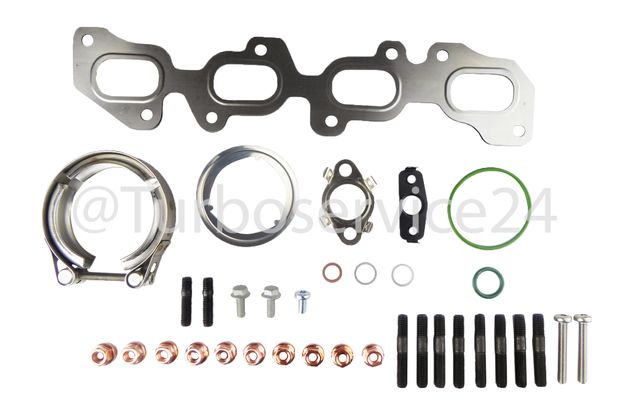 Mounting kit gaskets seals for AUDI A3, SEAT LEON, SKODA OCTAVIA, VW GOLF, TOURAN  2.0 TDI / 81 kW, 110 HP / 105 kW, 143 HP / 030TC11003000 / 04L253010K, 04L253019R