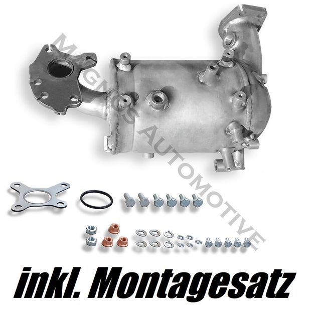 New DPF diesel particulate filter Nissan X-Trail 2.0 2.2 Di dCi 2.5 / 84 kW, 114 HP 100 kW, 136 HP 103 kW, 140 HP 110 kW, 150 HP 121 kW, 165 HP 132 kW, 179 HP 206 kW, 280 HP / B08D0ES61A, B08D0ES61B, 20821ES61A