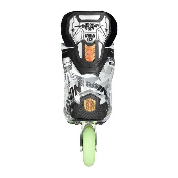 MISSION Inhaler WM02 Senior Inlinehockey Skates – Rückansicht
