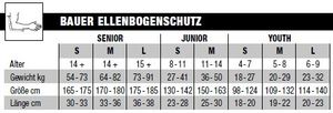 Bauer Vapor 3X Ellenbogenschoner Intermediate