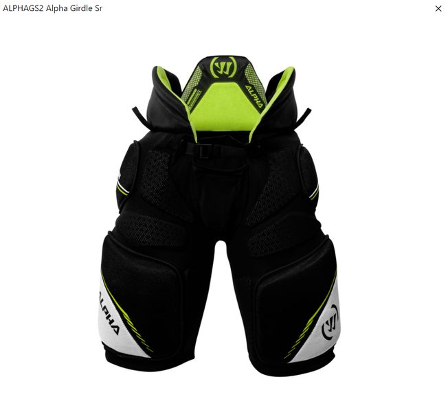 Warrior Senior Alpha Girdle – Product view 1