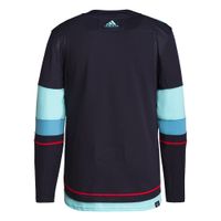 Seattle Kraken adidas Authentic Primegreen NHL Trikot Home Navy