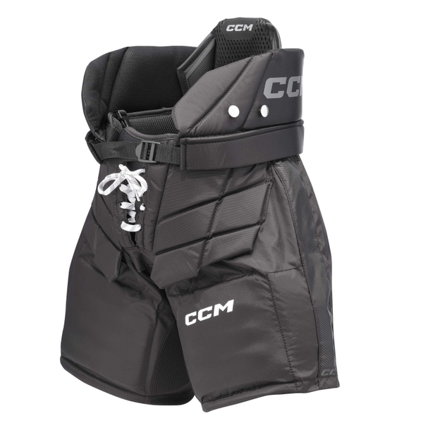 CCM F5 Torwarthose Junior in Schwarz, Vorderansicht