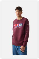 CCM Vintage FLEECE CREW Crew für Erwachsene