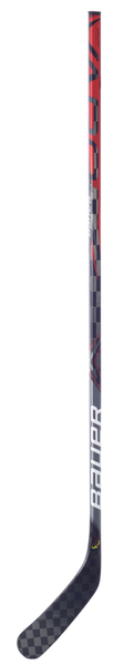 Roter BAUER Vapor FLYLITE Pro Custom Eishockeyschläger für rechtsschuss, gesamtansicht rückseite