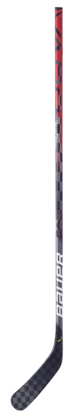 Roter BAUER Vapor FLYLITE Pro Custom Eishockeyschläger für rechtsschuss, gesamtansicht rückseite