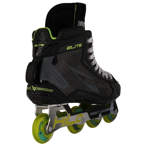 BAUER Elite Senior Torwart-Inlinehockey-Skates – Rückansicht