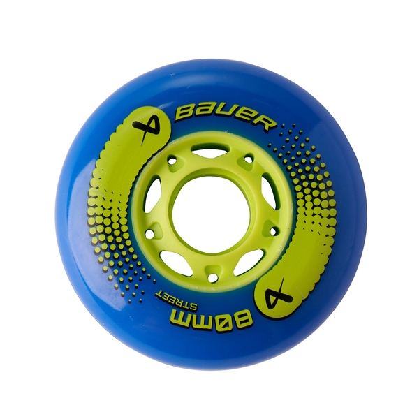 BAUER Street Inlinehockey-Rollen 82A – 4er-Set – Produktansicht BAUER Street Inlinehockey-Rollen 82A – 4er-Set – einzelne Rolle als Produktansicht