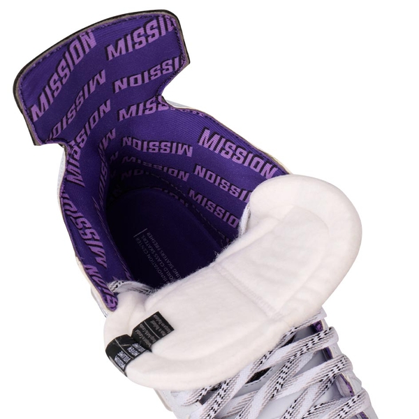MISSION Inhaler FS2 Junior – Innenfutter und Zunge – Detailansicht MISSION Inhaler FS2 Junior Inlinehockey Skates – Innenfutter und Zunge – Detailansicht