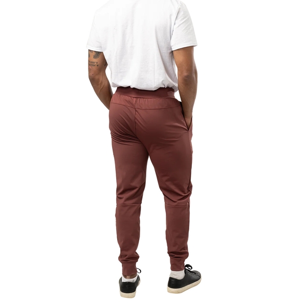 BAUER Home Ice Woven Jogger Senior S25 – Argile, Rückansicht
