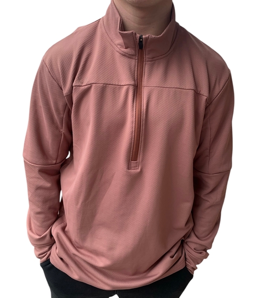 BAUER Showstopper ¼-Zip Senior S25 – Clay, Vorderansicht