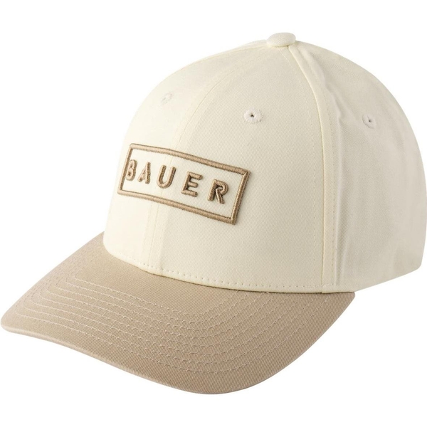 BAUER Twotone Snapback Senior S25 Egret/Beige – Produktansicht vorne