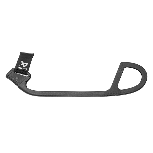 Schwarzer BAUER Blade Protector S25 für P28- oder P92-Schlägerblätter mit integriertem Klettverschluss