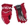 CCM Jetspeed FT8 Handschuhe Senior, Rot-Weiß