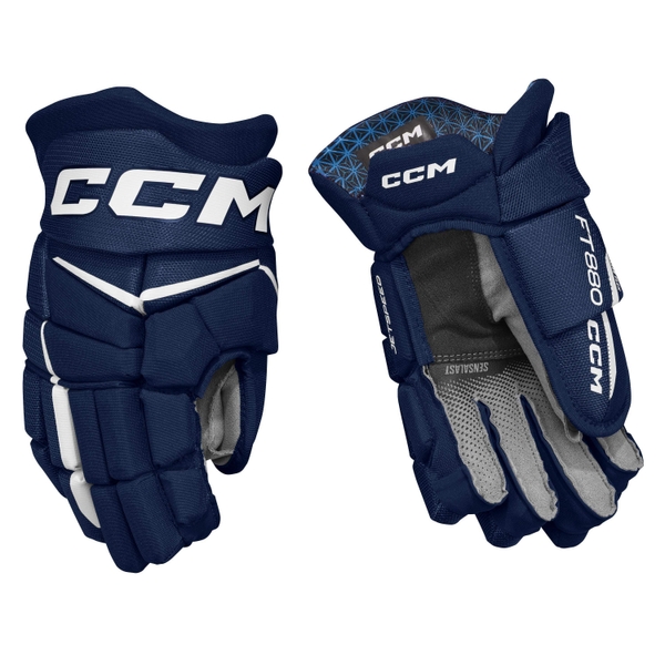 CCM Jetspeed FT880 Handschuhe Junior in Navy-Weiß, offizielle CCM Produktansicht