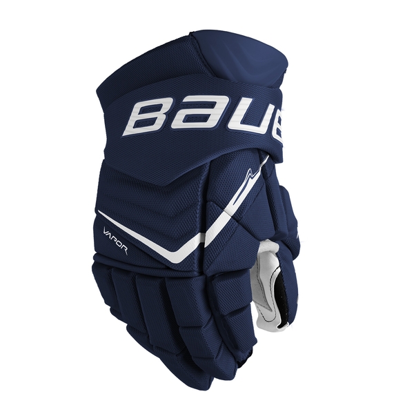 BAUER Vapor FLYLITE Eishockeyhandschuh Intermediate Navy – Außenansicht