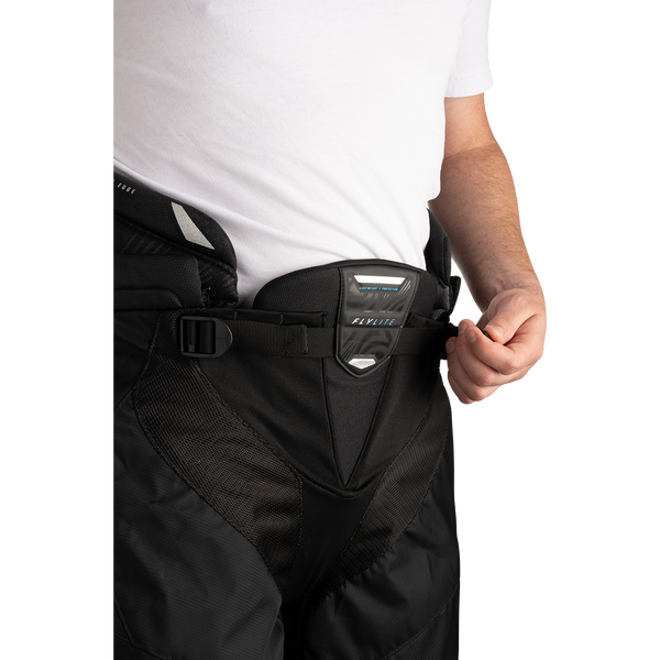BAUER Vapor FLYLITE Senior Ice Hockey Pants Black – Belt and Side-Release Buckle BAUER Vapor FLYLITE Senior Ice Hockey Pants Black – Belt and Side-Release Buckle