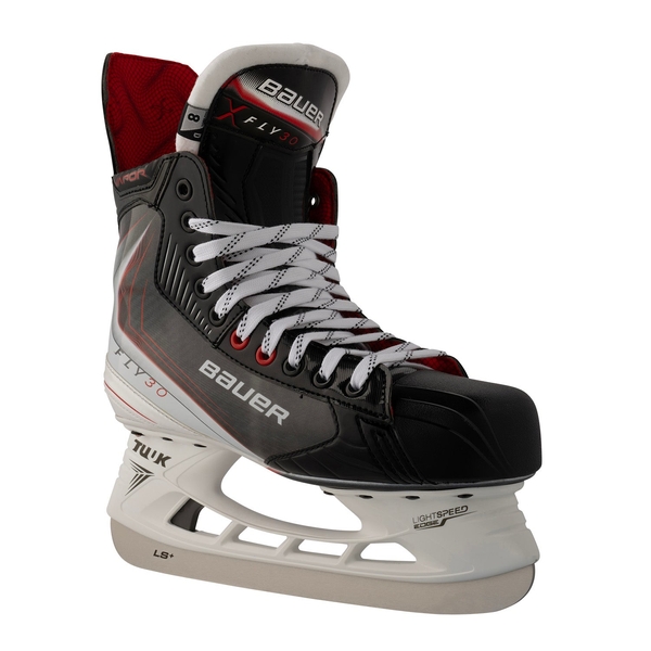 BAUER Vapor FLY30 Senior – Frontansicht BAUER Vapor FLY30 Senior Eishockey-Schlittschuh in vorderer Dreiviertelansicht