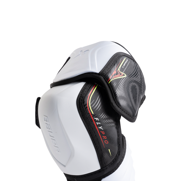 BAUER Vapor FLYPRO Intermediate Ellenbogenschoner – Kappen- und Bizepskonstruktion