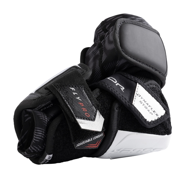 BAUER Vapor FLYPRO Junior Ellenbogenschoner – DynaFlex Strap und Innenseite