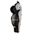 BAUER Vapor FLYLITE Intermediate Beinschoner – Seiten- und Wadenansicht Seitenansicht mit Wadenschutz des BAUER Vapor FLYLITE Intermediate Beinschoners