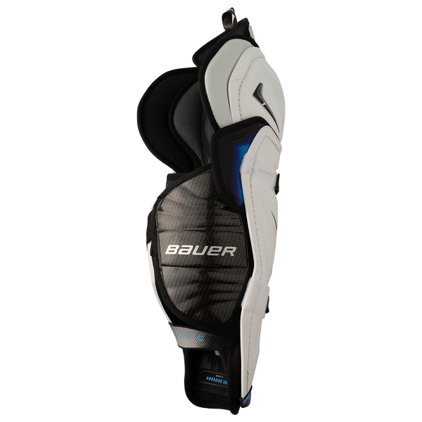 BAUER Vapor FLYLITE Junior Beinschoner – Seiten- und Wadenansicht BAUER Vapor FLYLITE Junior Beinschoner – Seiten- und Wadenansicht