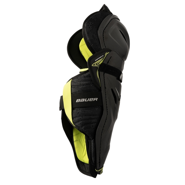 BAUER Vapor FLY40 Junior Beinschoner – Seiten- und Wadenansicht