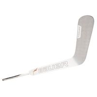 BAUER Vapor FLYPRO Senior Torwartschläger Weiß/Silber – Paddle- und Kellenansicht BAUER Vapor FLYPRO Senior Torwartschläger Weiß/Silber, Detailansicht von Paddle und Kelle