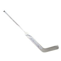 BAUER Vapor FLYLITE Senior Goalie Stick White/Silver – Front View BAUER Vapor FLYLITE Senior goalie stick White/Silver, Left 25 in P31, front view