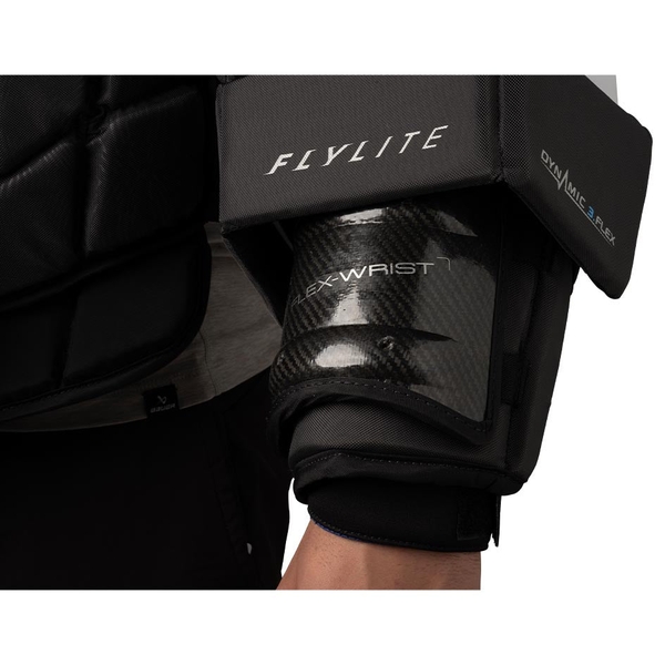 BAUER Vapor FLYLITE Senior Torwart-Brustschutz mit FLEXWRIST und Dynamic 3-Point Flex