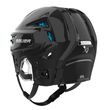 Schwarzer BAUER RE-AKT 3D S25 Eishockeyhelm in rückwärtiger Seitenansicht