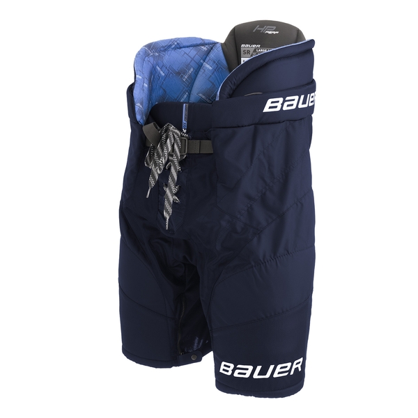 BAUER Performance S24 MTO senior ice hockey pants in navy – front view